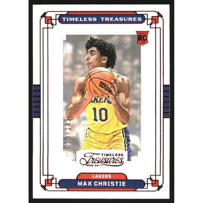 2022-23 Panini Chronicles Red #361 Max Christie/Timeless Treasures