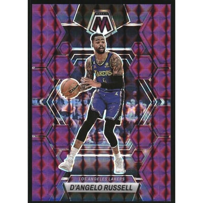 2022-23 Panini Mosaic Mosaic Purple #190 D'Angelo Russell