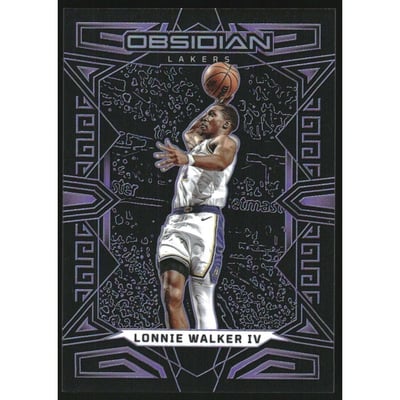 2022-23 Panini Obsidian Electric Etch Purple #81 Lonnie Walker IV