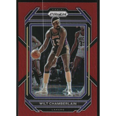 2022-23 Panini Prizm Prizms Red #285 Wilt Chamberlain