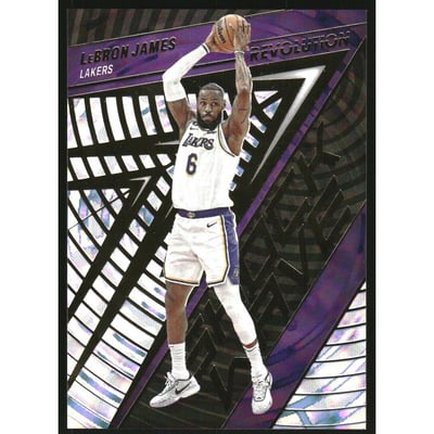 2022-23 Panini Revolution Shock Wave Fractal #8 LeBron James