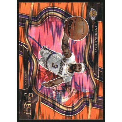 2022-23 Select Prizms Orange Flash #217 Anthony Davis