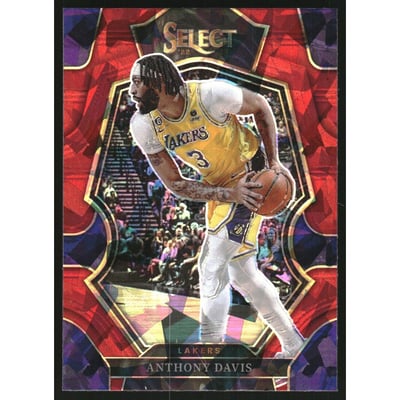2022-23 Select Prizms Red Cracked Ice #117 Anthony Davis