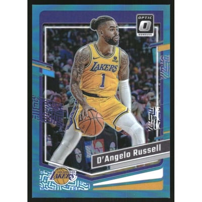 2023-24 Donruss Optic Aqua #18 D'Angelo Russell