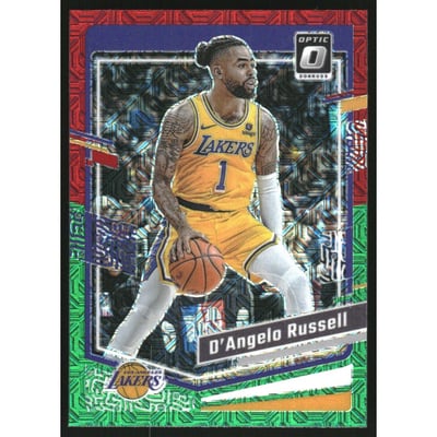 2023-24 Donruss Optic Choice Red and Green #18 D'Angelo Russell