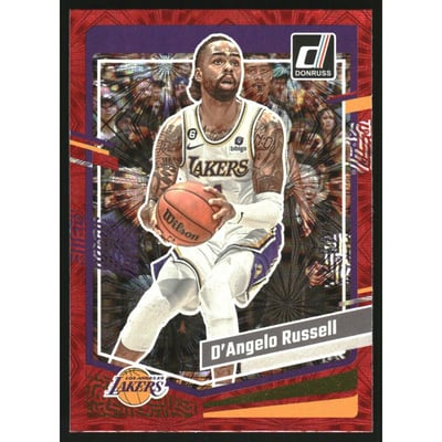 2023-24 Donruss Red Fireworks #118 D'Angelo Russell