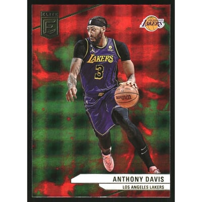 2023-24 Elite International Hyper Red and Green #93 Anthony Davis