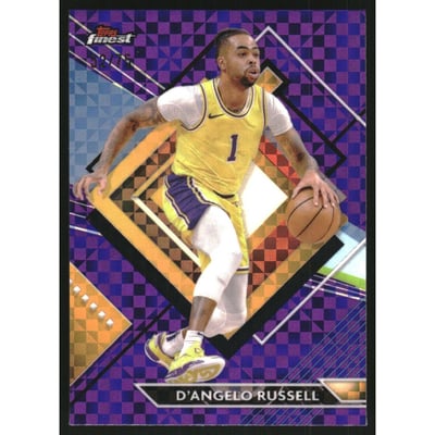 2023-24 Finest Purple Checkerboard Refractors #250 D'Angelo Russell R