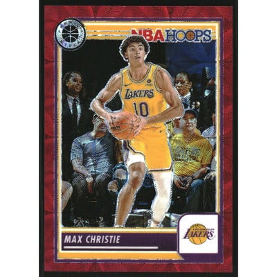 2023-24 Hoops Premium Stock Premium Red Prizm #142 Max Christie