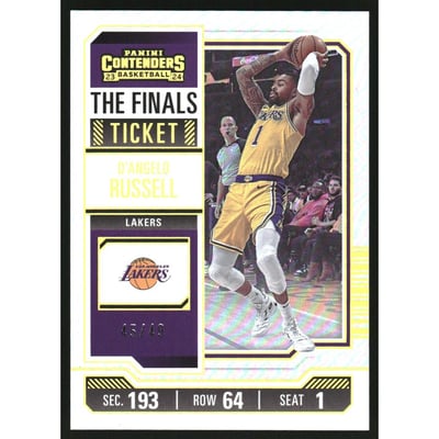 2023-24 Panini Contenders The Finals Ticket #63 D'Angelo Russell