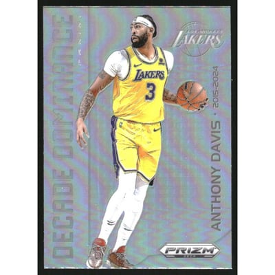 2023-24 Panini Prizm Deca Decade Dominance Prizms Silver #4 Anthony Davis