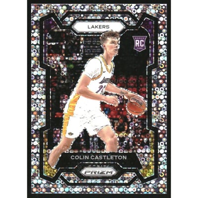 2023-24 Panini Prizm Prizms Fast Break #287 Colin Castleton