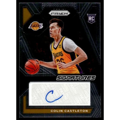2023-24 Panini Prizm Rookie Signatures #41 Colin Castleton