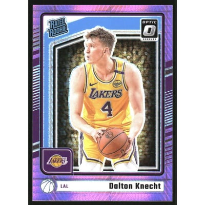 2024-25 Donruss Optic Hyper Pink #256 Dalton Knecht RR