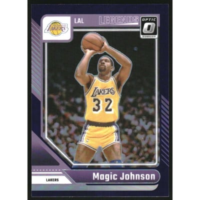 2024-25 Donruss Optic Purple #239 Magic Johnson LGD