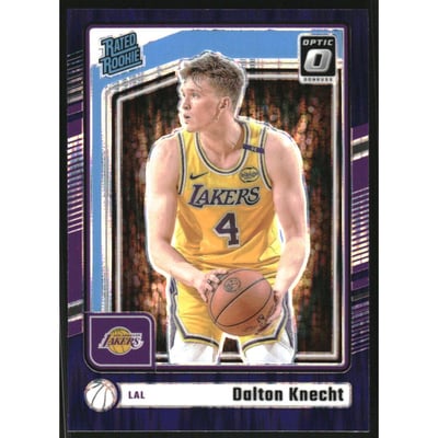 2024-25 Donruss Optic Purple Shock #256 Dalton Knecht RR