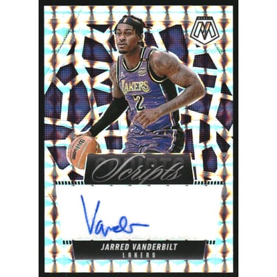 2024-25 Panini Mosaic Scripts #19 Jarred Vanderbilt