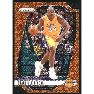 2024-25 Panini Prizm Prizms Fast Break Orange #290 Shaquille O'Neal