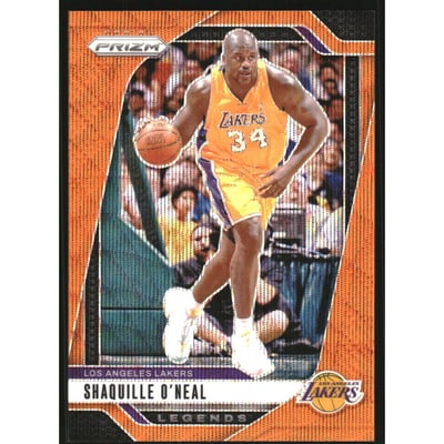 2024-25 Panini Prizm Prizms Orange Wave #290 Shaquille O'Neal