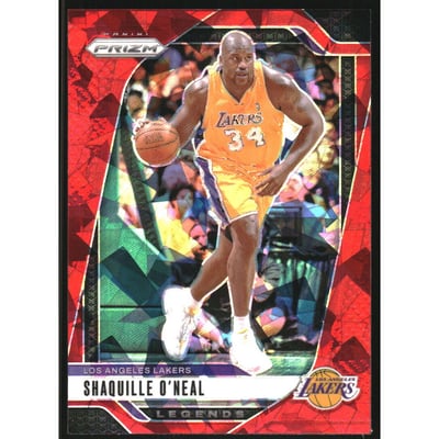 2024-25 Panini Prizm Prizms Red Ice #290 Shaquille O'Neal