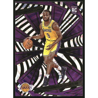 2024-25 Panini Revolution Fractal #118 Bronny James Jr.