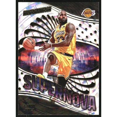 2024-25 Panini Revolution Supernova Fractal #14 LeBron James