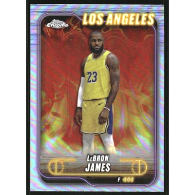 2024-25 Topps Chrome Refractors #22 LeBron James