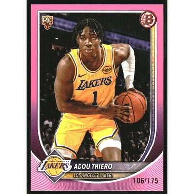 2025-26 Bowman Pink Border #36 Adou Thiero