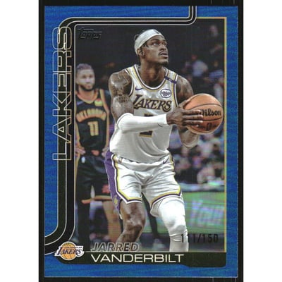 2025-26 Topps Blue Rainbow #155 Jarred Vanderbilt