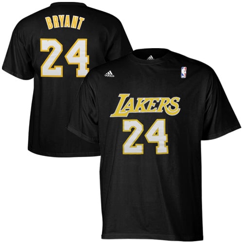 adidas Kobe Bryant Los Angeles Lakers Net Number Player T-Shirt