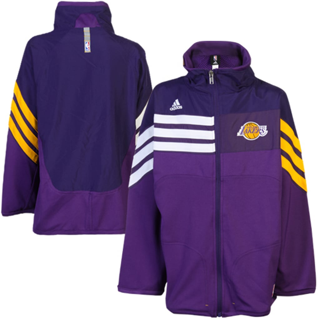 adidas Los Angeles Lakers Youth On-Court Warm-Up Jacket