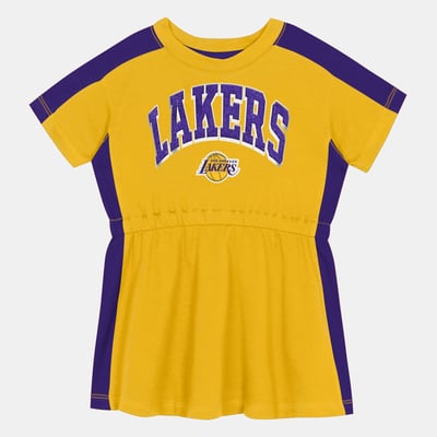Los Angeles Lakers Outerstuff Girls Preschool Granny Shot Dress - Gold