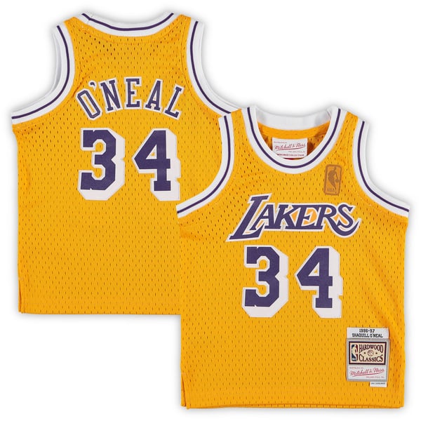 Maillot Mitchell & Ness Shaquille O'Neal Lakers - Taille 2XL - Violet - Neuf