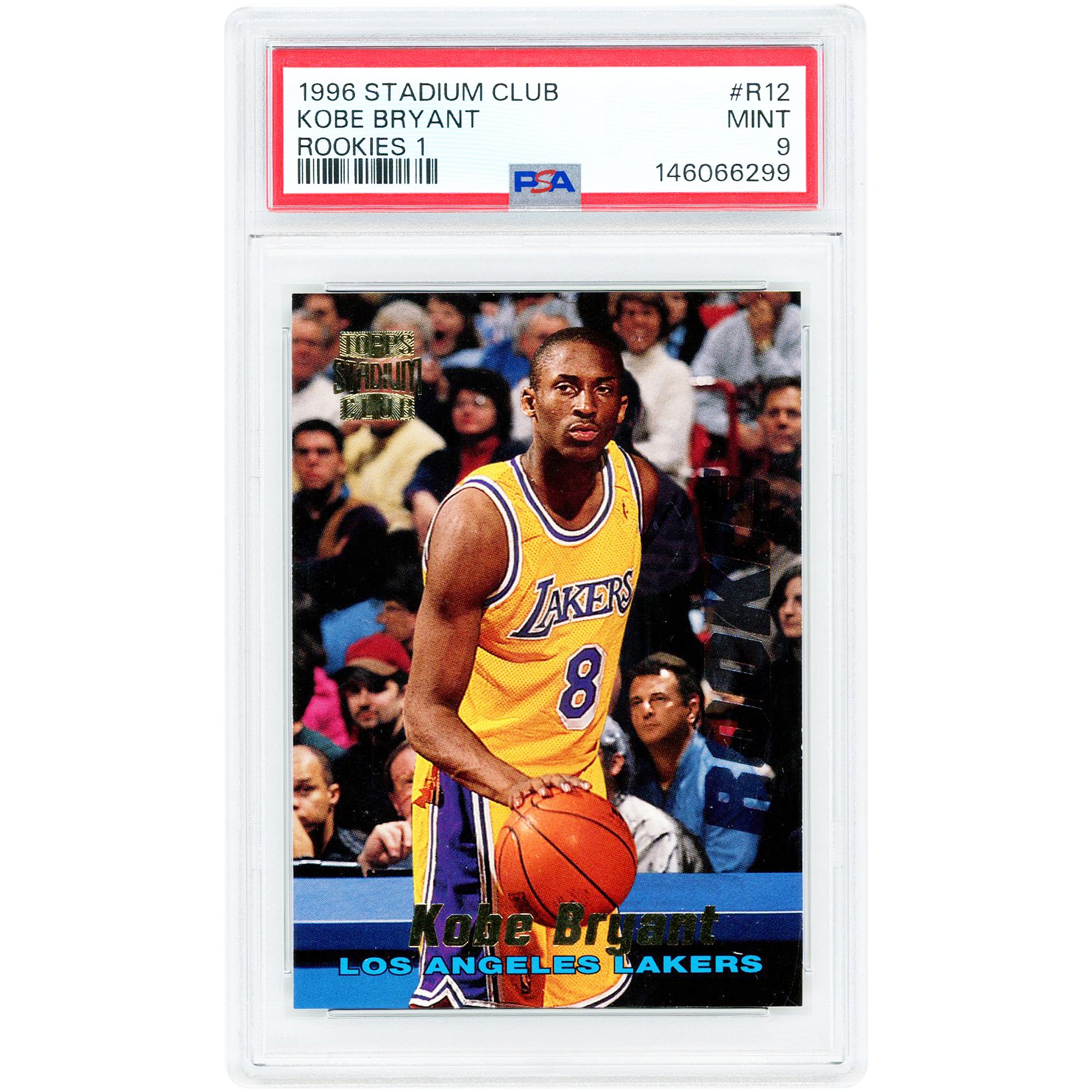 Kobe Bryant Los Angeles Lakers 1996-97 Topps Stadium Club Rookies 