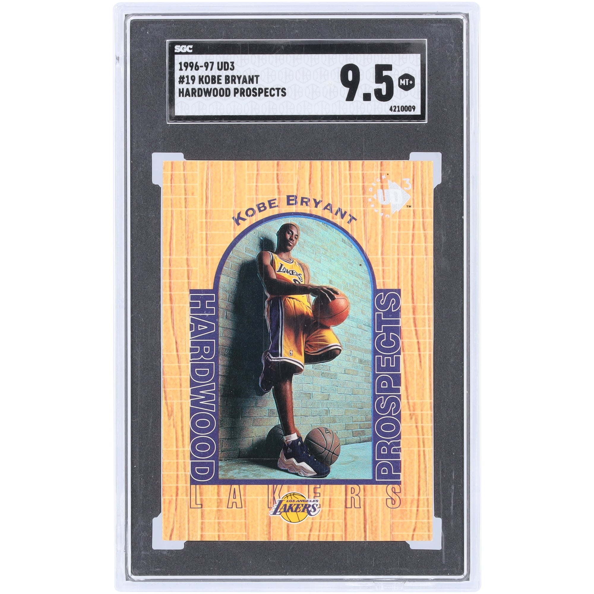 Kobe Bryant Los Angeles Lakers 1996-97 Upper Deck UD3 Hardwood 