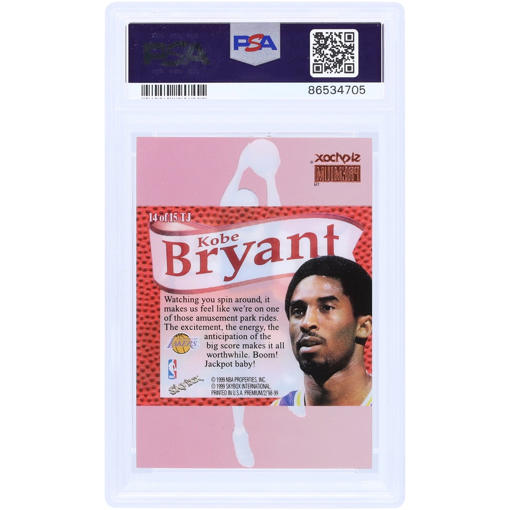 Kobe Bryant Los Angeles Lakers 1998-99 Skybox Premium That
