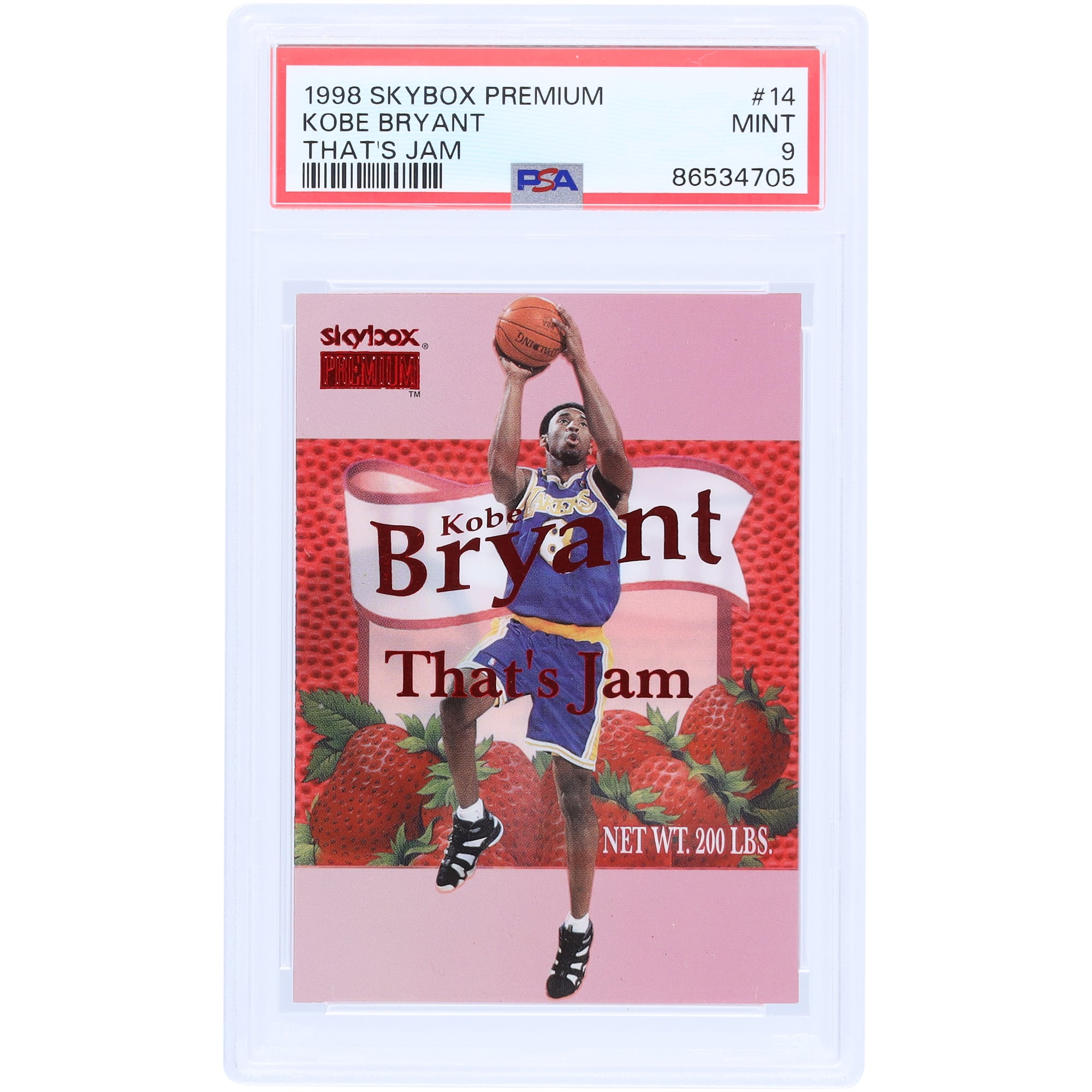 Kobe Bryant Los Angeles Lakers 1998-99 Skybox Premium That
