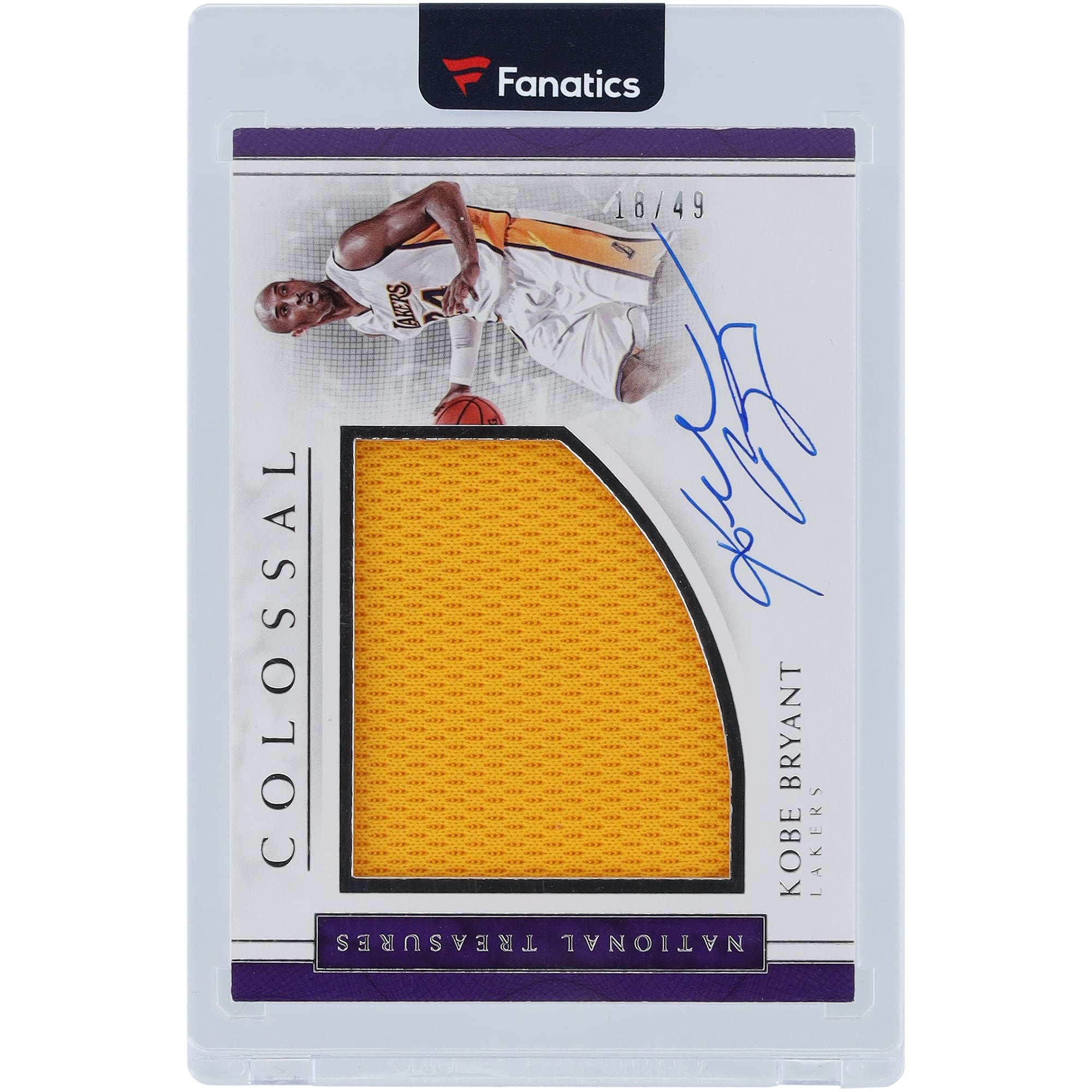 Kobe Bryant Los Angeles Lakers Autographed 2016-17 Panini National 