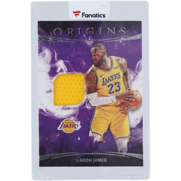 LeBron James Los Angeles Lakers 2021-22 Panini Origins Materials 