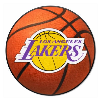 Los Angeles Lakers Logo Brands 27" Diameter Basketball Mat