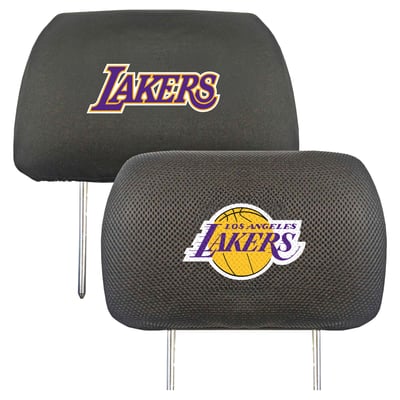 Los Angeles Lakers Logo Brands Car Head Rest Cover
