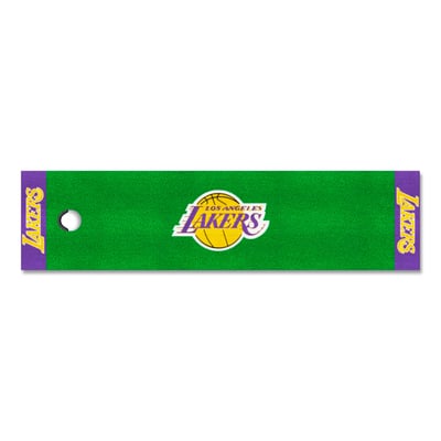 Los Angeles Lakers Logo Brands Putting Green Mat