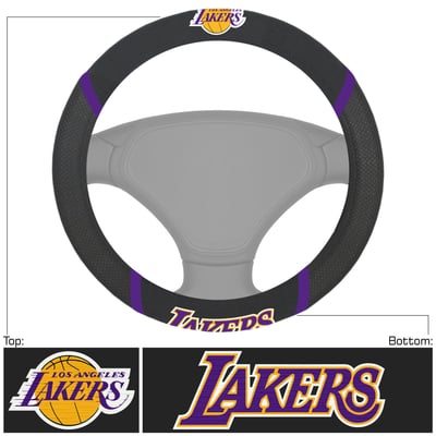 Los Angeles Lakers Logo Brands Steering Wheel Cover