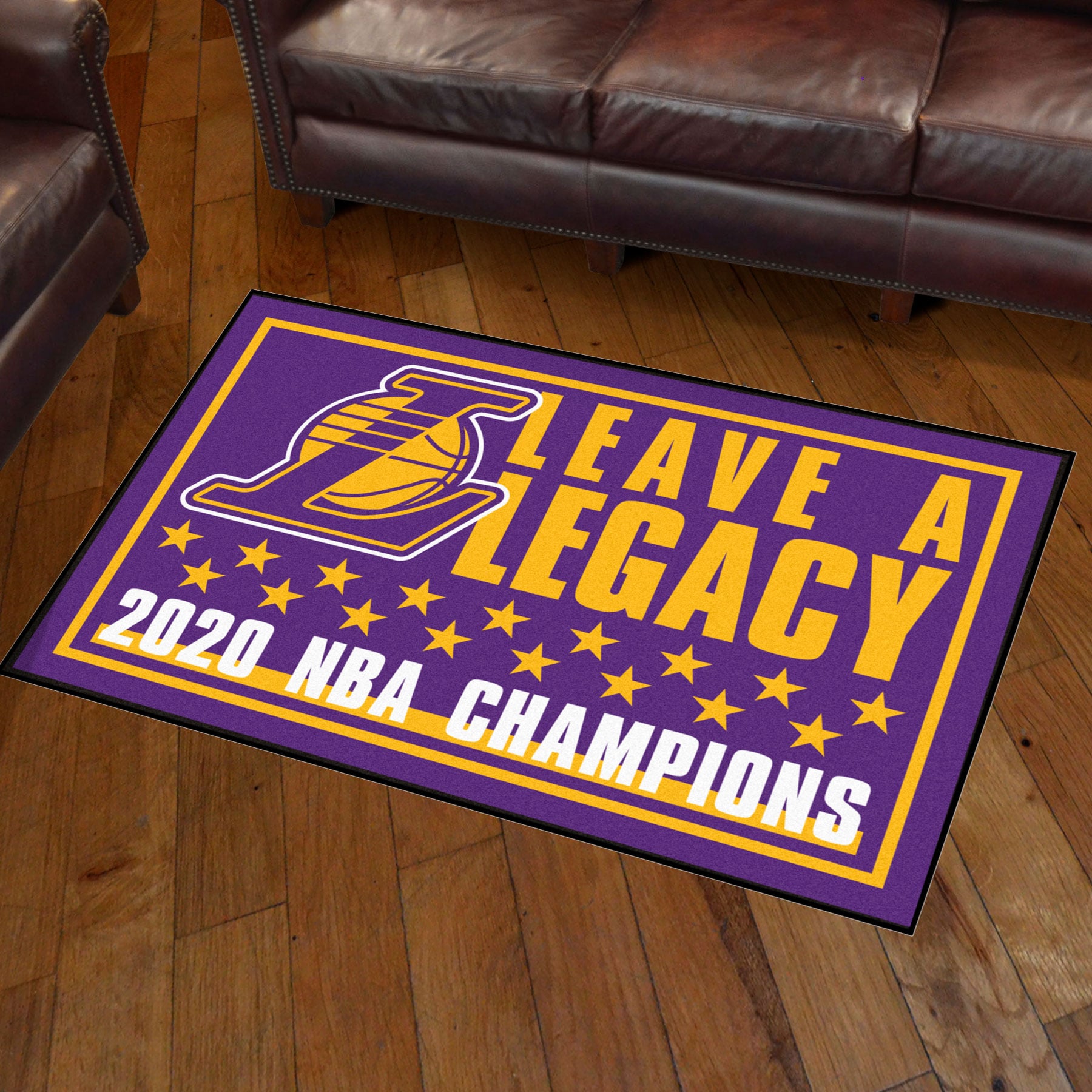 Los Angeles Lakers 2020 NBA Finals Champions 3' x 5' Plush Area Rug