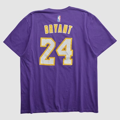 Los Angeles Lakers Adidas 2010s T-shirt - Purple - M by Fanatics Real Vintage