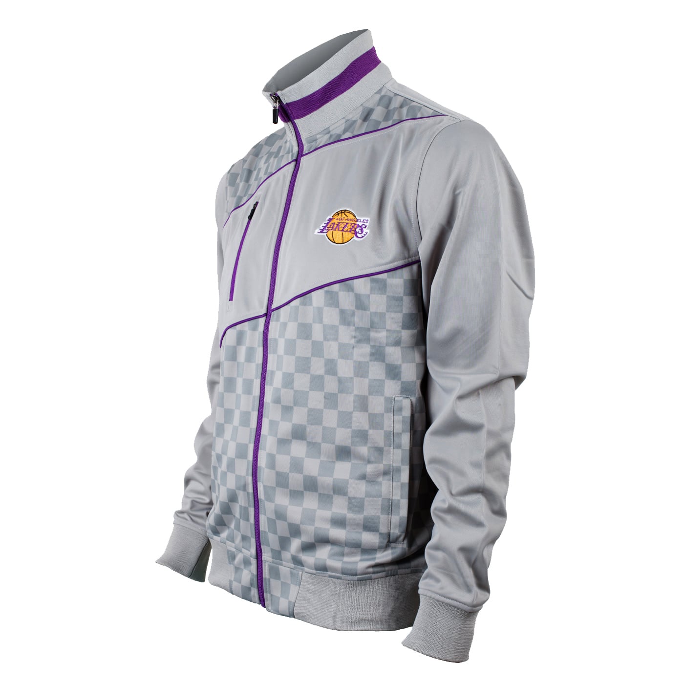Los Angeles Lakers Drive Full Zip Jacket - Gray
