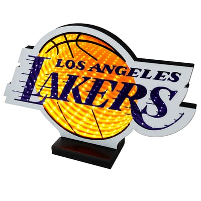Los Angeles Lakers LED Infinity Logo Light