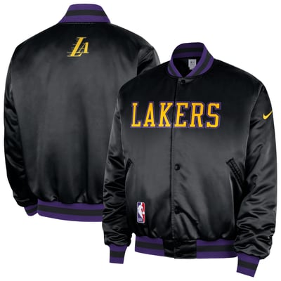 NBAジャケット・スタジアムジャケット・バーシティジャケット・海外 NBA レイカーズ ジャケット Remix バーシティ フルジップ ジャケット