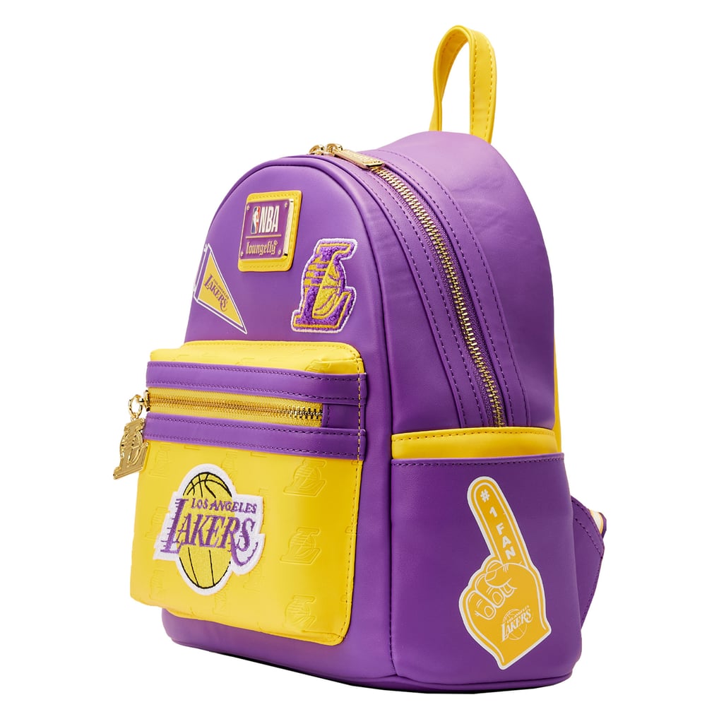 Los Angeles Lakers Loungefly Patches Mini Backpack display picture 2