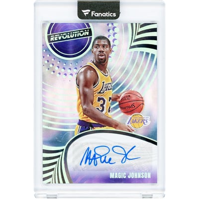 Magic Johnson Los Angeles Lakers Autographed 2023-24 Panini Revolution #A-MJL #13/25 Card